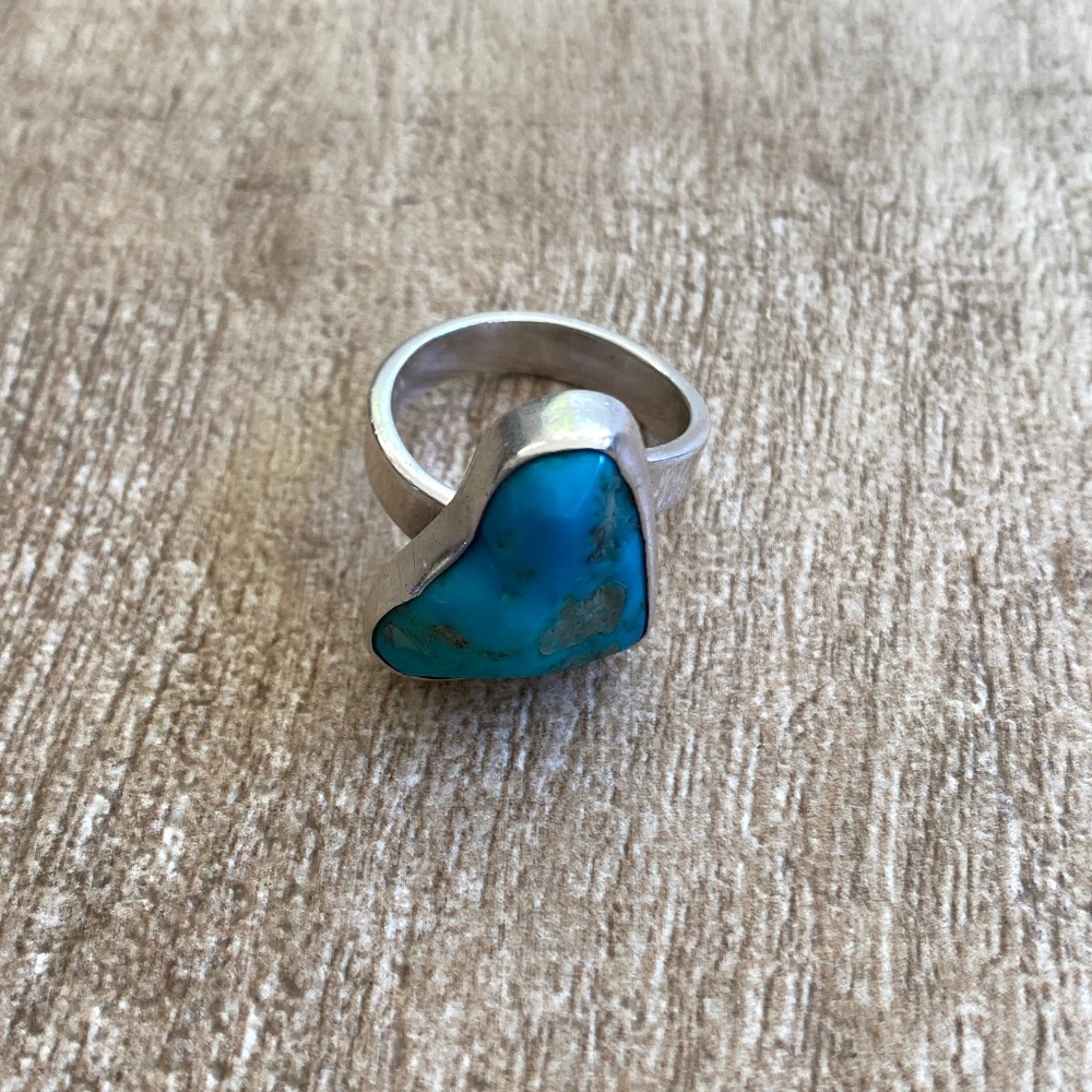 Sterling Silver Turquoise Rind